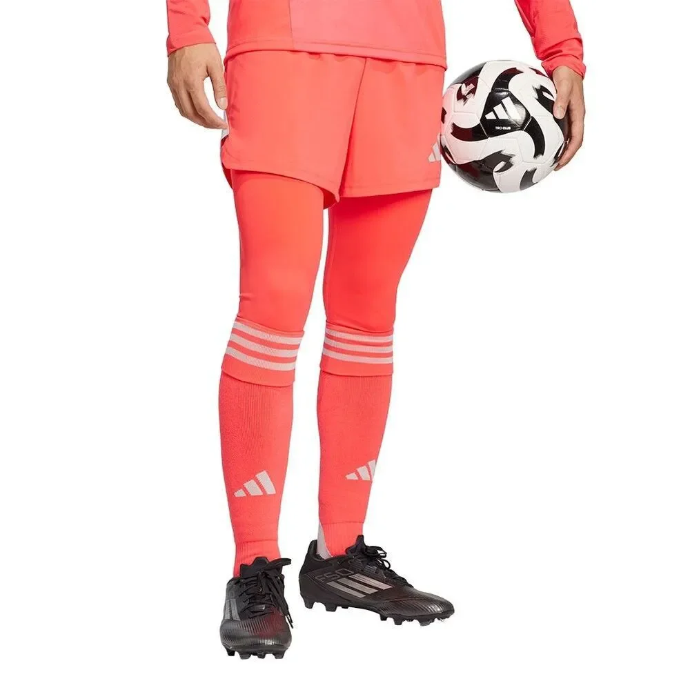 Adidas Tiro 25 Pro Goalkeeper Tights/Shorts Shock Red JH3311 Men's Large NEW